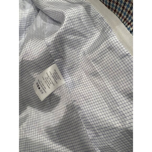 Veronica $698 Beard Cutaway Dickey Jacket Size 0 Houndstooth Beige Multi One But - Picture 6 of 7